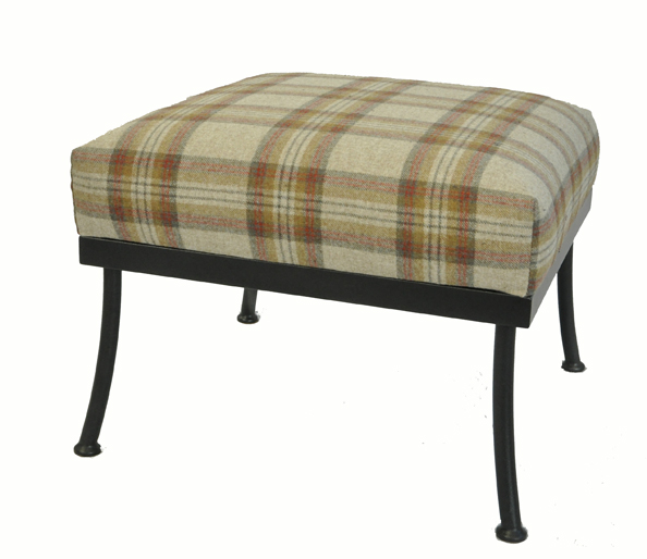 Tartan Footstool Bennington Furniture